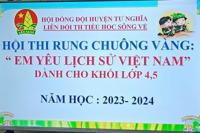 Hội Thi RUNG CHUÔNG VÀNG Với Chủ Đề “Em yêu lịch sử Việt Nam”